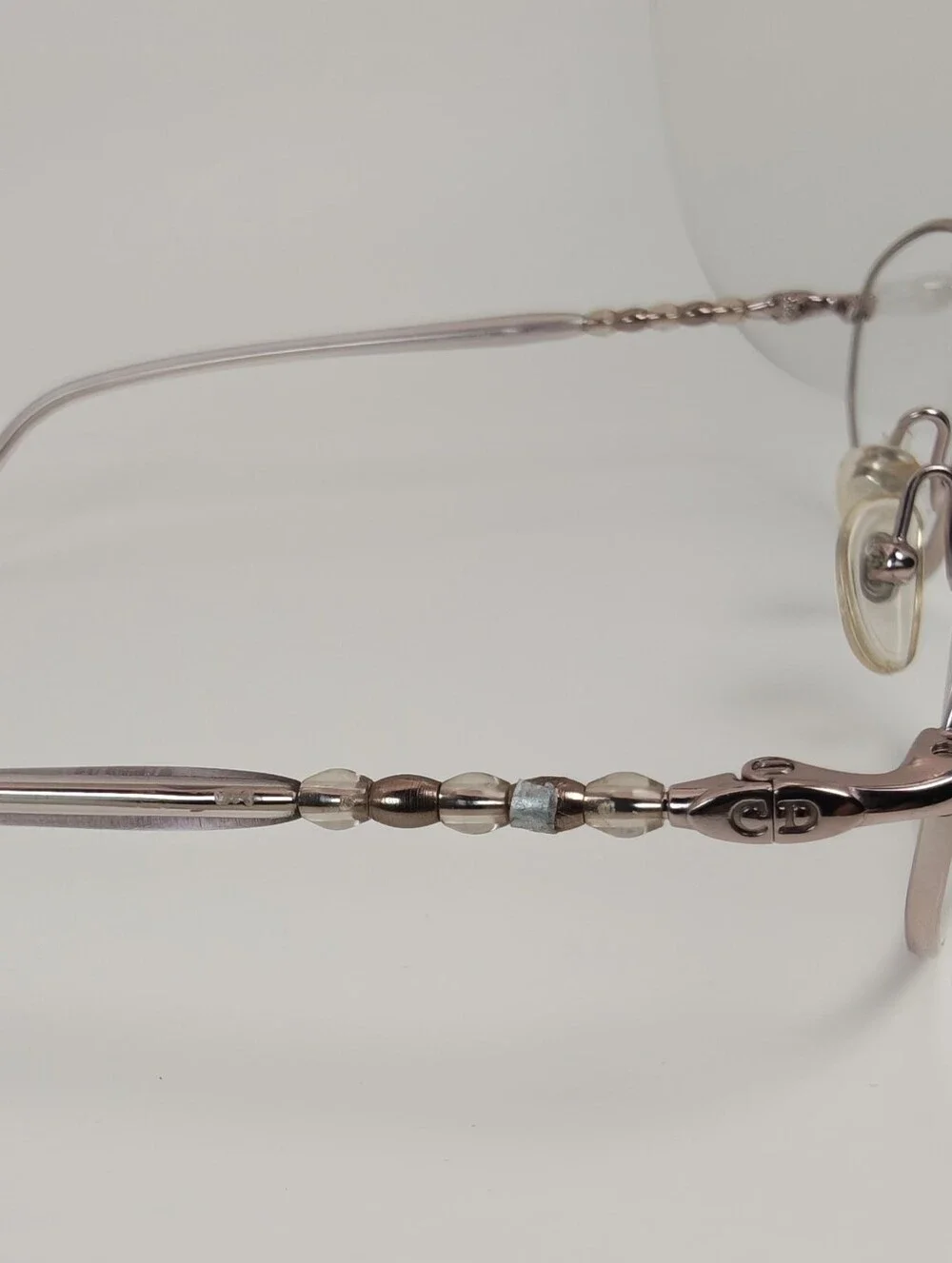 Dior CD 3584. Rose Gold. Fault. Women's Light Rose Gold Oval Glasses